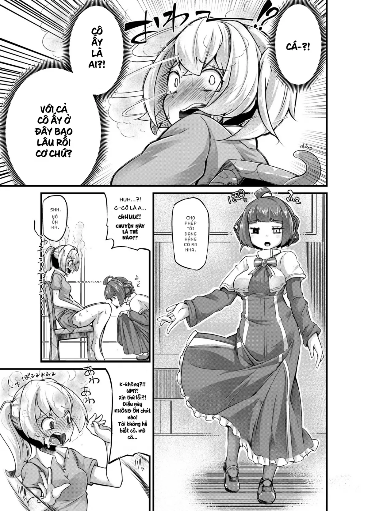 HentaiVN.net - Ảnh 13 - Anata no Machi no Shokushuyasan [Your neighborhood tentacle shop] - Chap 3