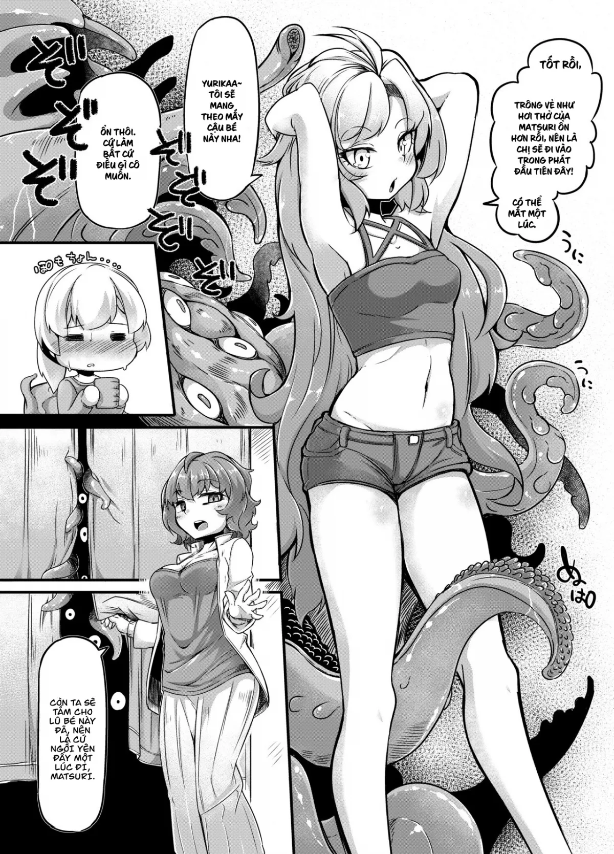 HentaiVN.net - Ảnh 9 - Anata no Machi no Shokushuyasan [Your neighborhood tentacle shop] - Chap 3