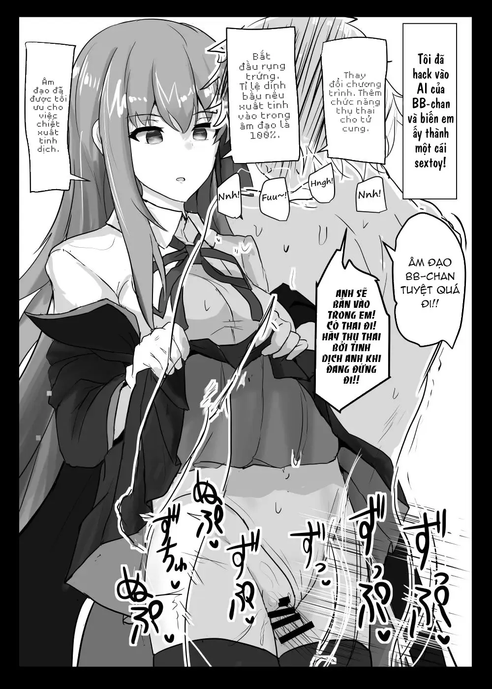 HentaiVN.net - Ảnh 3 - Con cặc Master được xoa dịu XX onee-chan [Yasashiku Shikorasete Kureru XX Onee-chan; Gently Rub Me XX Onee-chan; やさしくシコらせてくれるXXお姉ちゃん] - Bonus thêm em BB bị hack não