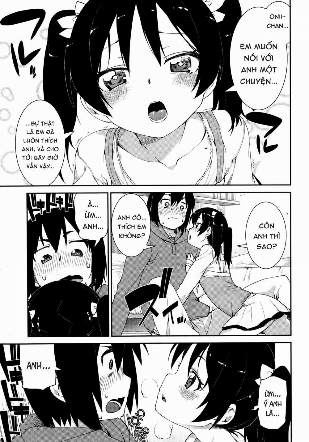 HentaiVN.net - Ảnh 7 - Cô Em Gái Láu Cá Và Sự Khả Ái Đáng Ngờ! [Itazuragokoro to Koigokoro; Mischief and Love] - Oneshot