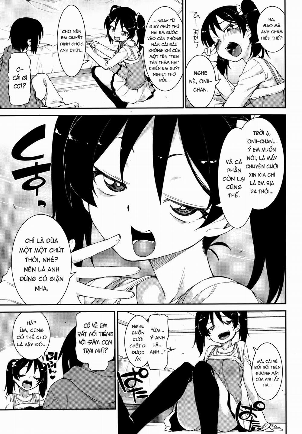 HentaiVN.net - Ảnh 9 - Cô Em Gái Láu Cá Và Sự Khả Ái Đáng Ngờ! [Itazuragokoro to Koigokoro; Mischief and Love] - Oneshot