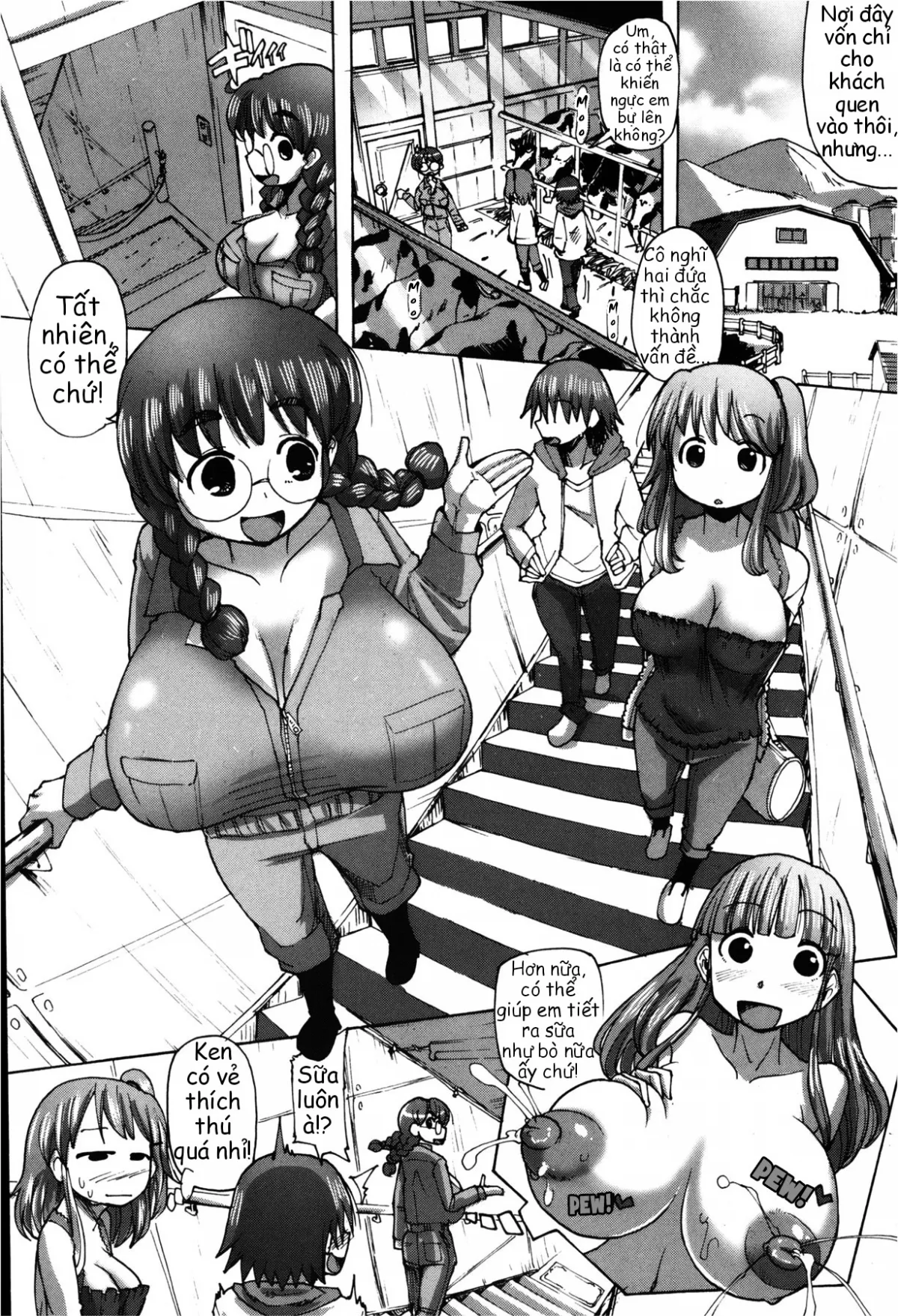 HentaiVN.net - Ảnh 5 - Mitsuko-chan no nyuugyuu taiken-ki [Mitsuko's Experience as a Milk Cow] - Oneshot