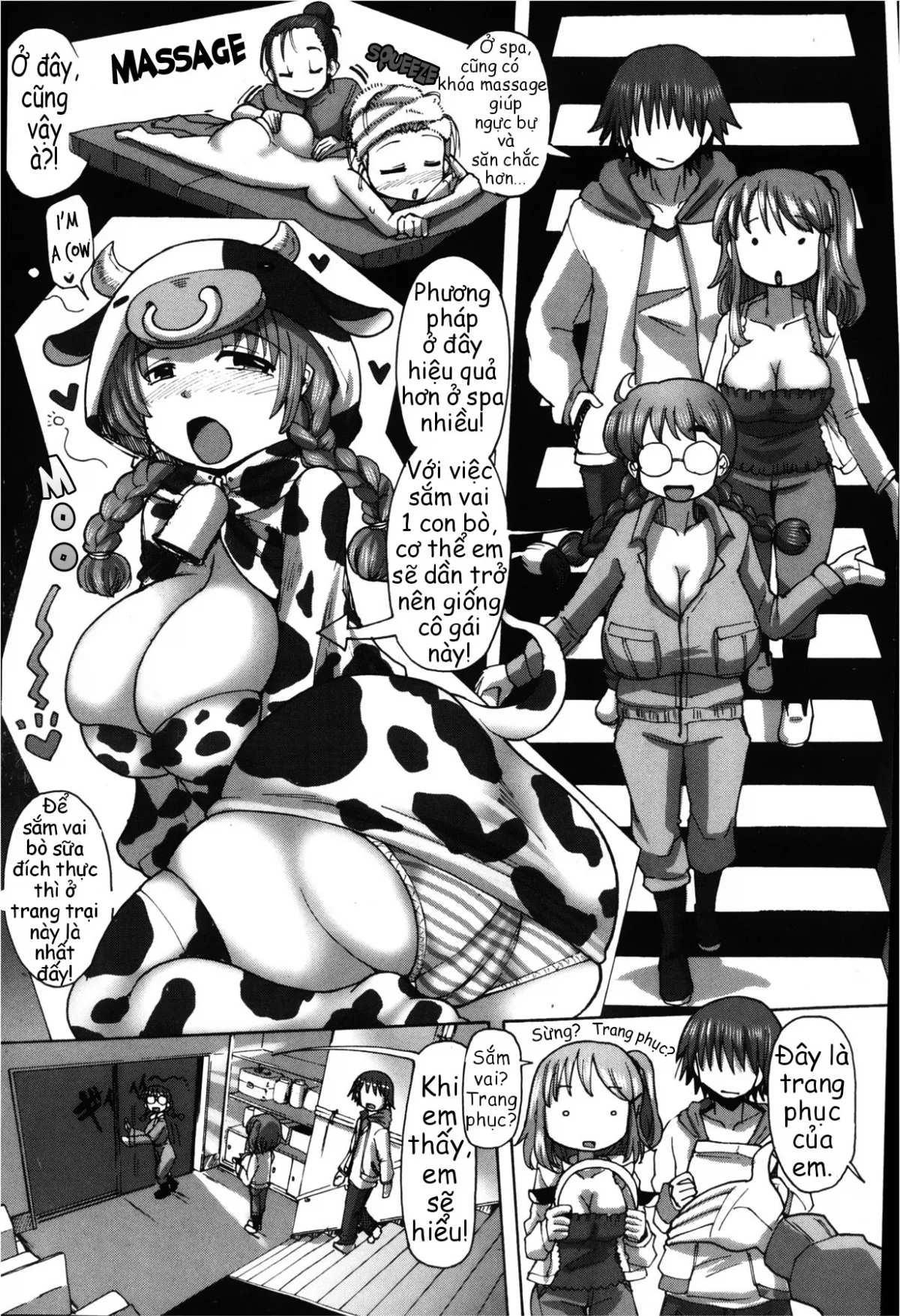 HentaiVN.net - Ảnh 6 - Mitsuko-chan no nyuugyuu taiken-ki [Mitsuko's Experience as a Milk Cow] - Oneshot