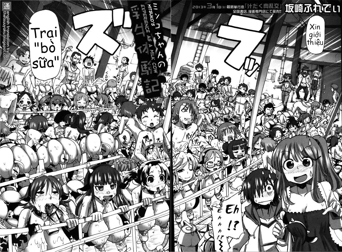 HentaiVN.net - Ảnh 7 - Mitsuko-chan no nyuugyuu taiken-ki [Mitsuko's Experience as a Milk Cow] - Oneshot