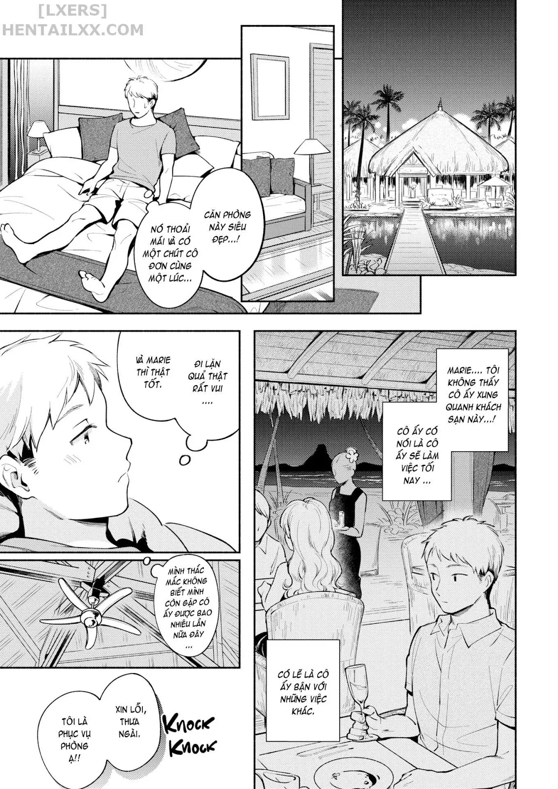 HentaiVN.net - Ảnh 6 - Okaeri [Tropical Escape; Sase-san is Very Popular; Date Plan] - Chap 3 - Tropical Escape