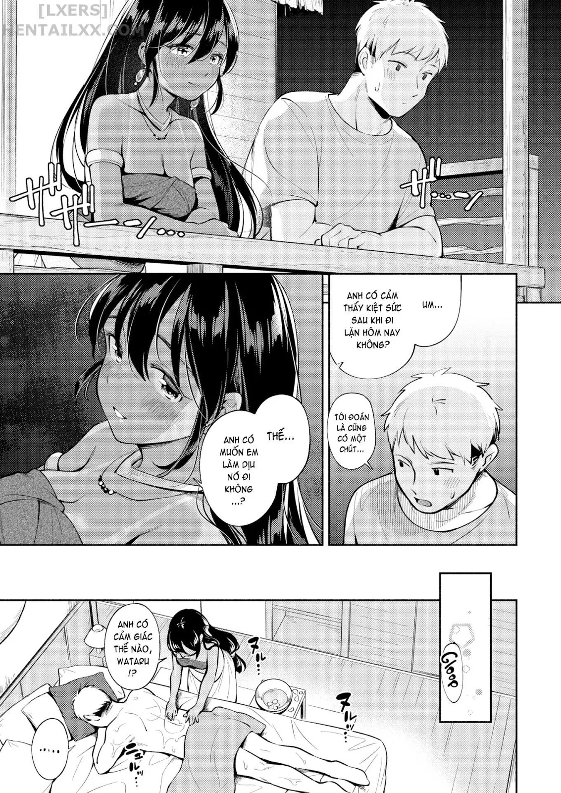 HentaiVN.net - Ảnh 8 - Okaeri [Tropical Escape; Sase-san is Very Popular; Date Plan] - Chap 3 - Tropical Escape