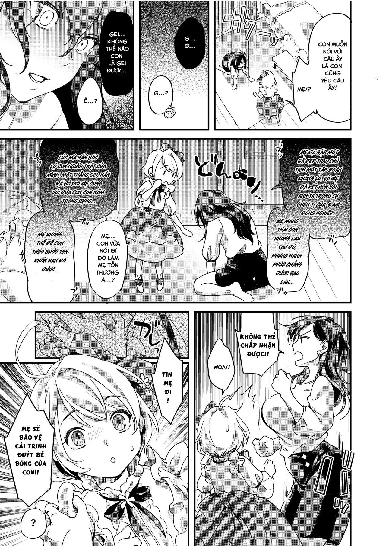HentaiVN.net - Ảnh 5 - Futanari Mama to Josou Musuko - Oneshot