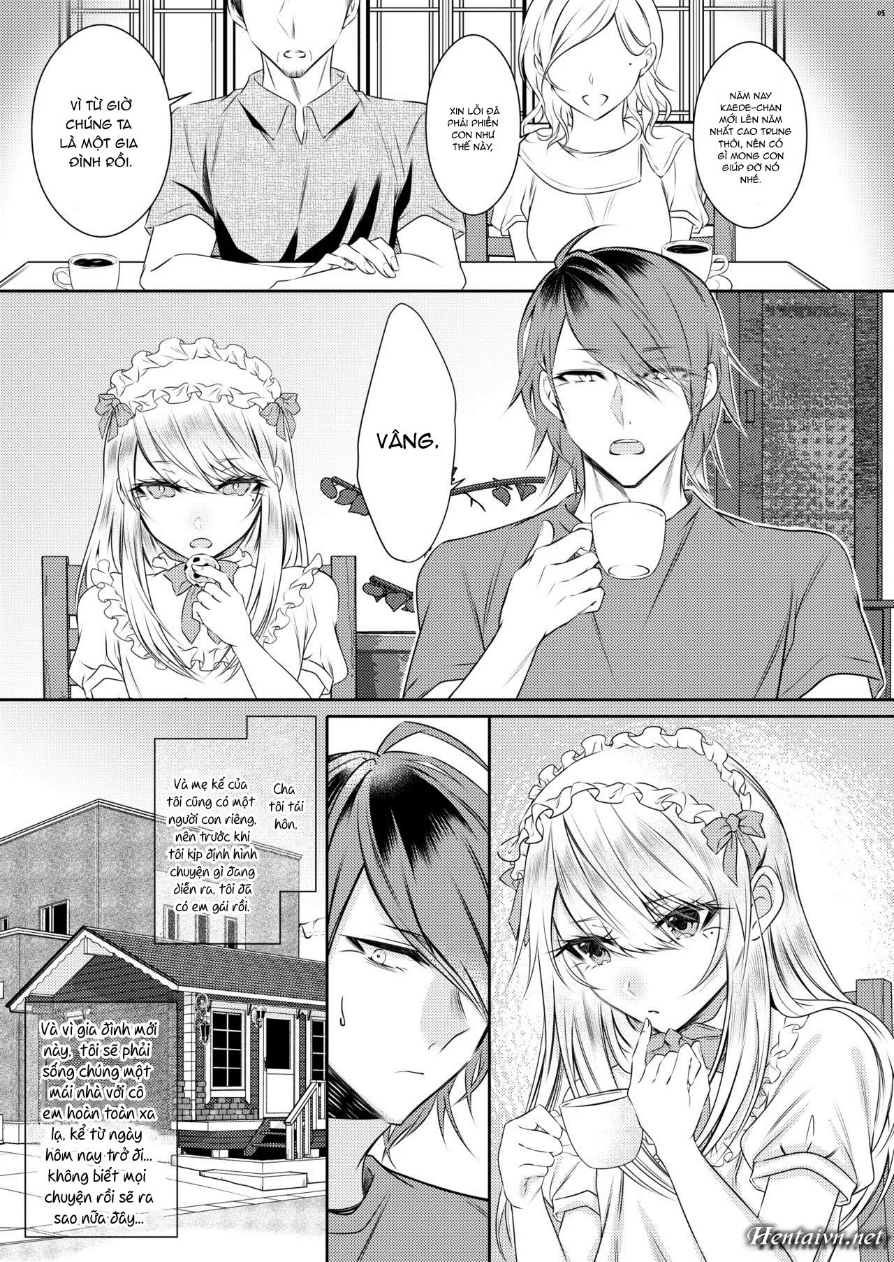 HentaiVN.net - Ảnh 3 - Chi no Tsunagaranai Otouto - Chap 1