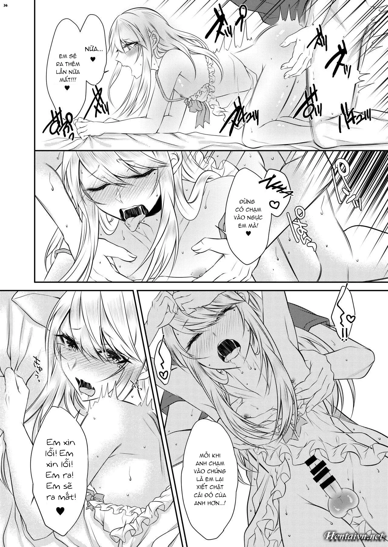 HentaiVN.net - Ảnh 32 - Chi no Tsunagaranai Otouto - Chap 1