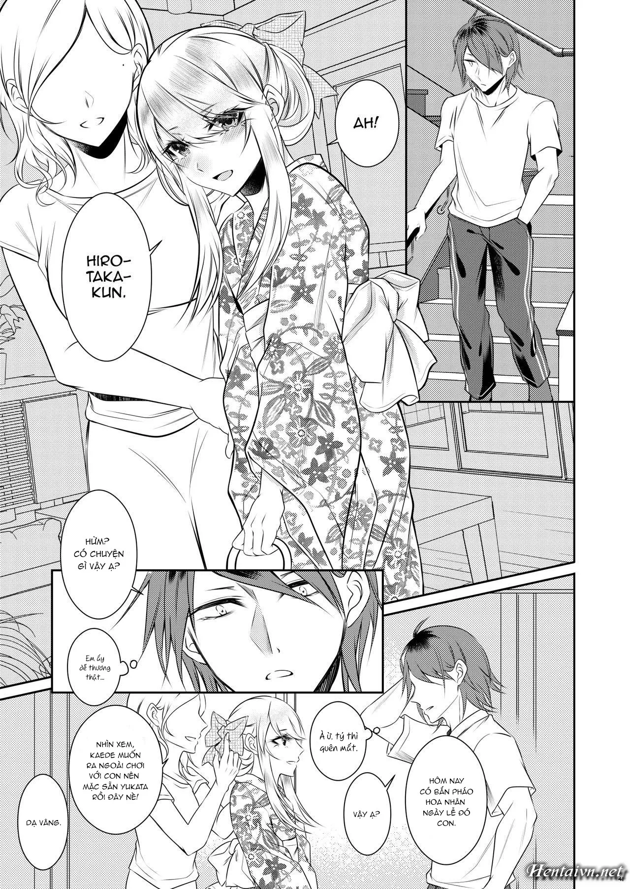HentaiVN.net - Ảnh 39 - Chi no Tsunagaranai Otouto - Chap 1
