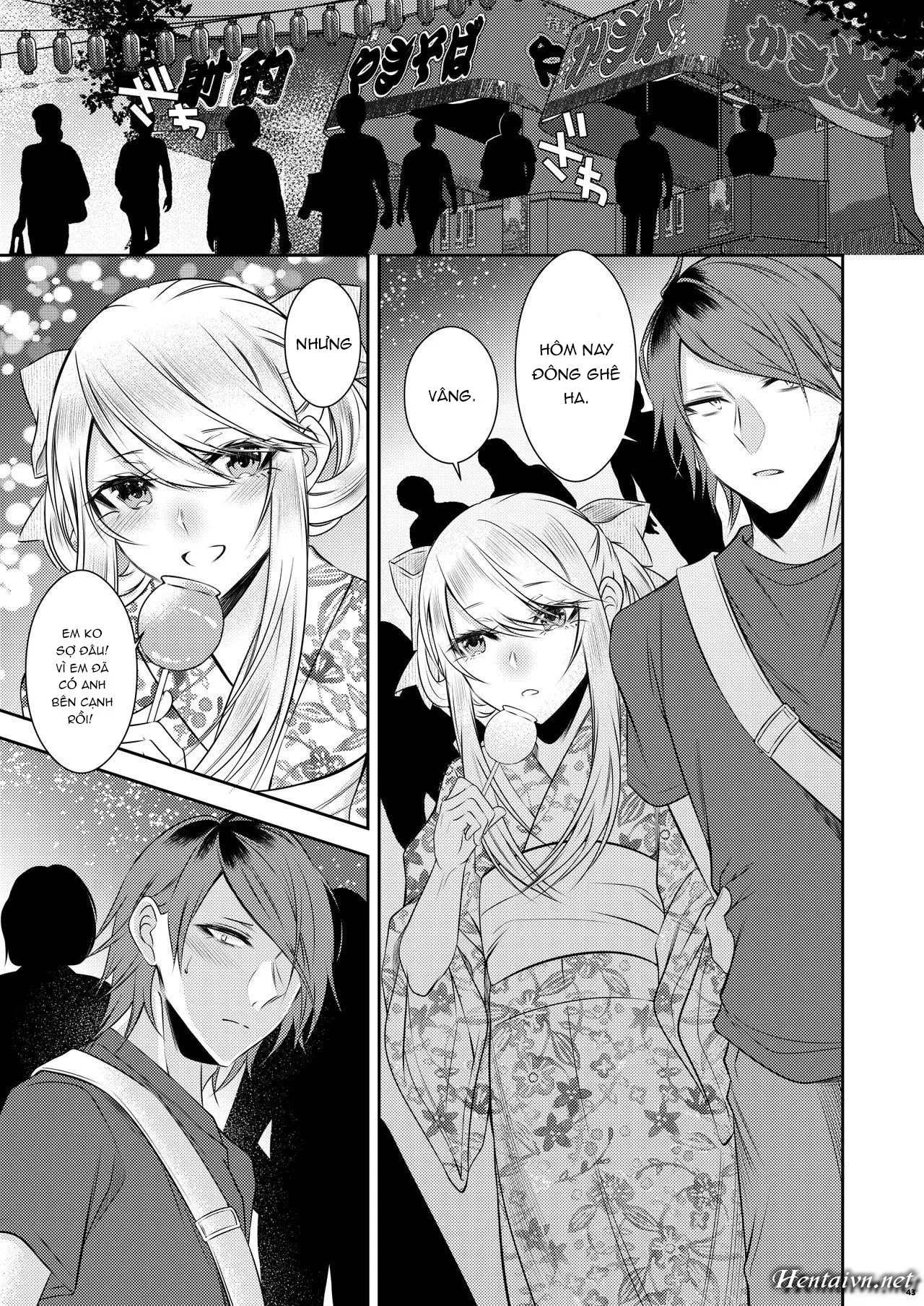 HentaiVN.net - Ảnh 41 - Chi no Tsunagaranai Otouto - Chap 1