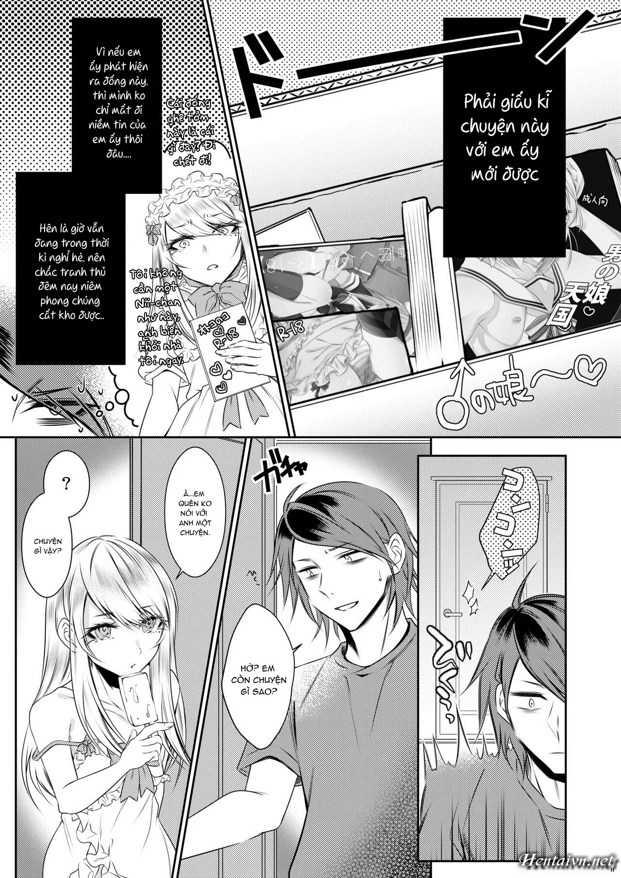 HentaiVN.net - Ảnh 9 - Chi no Tsunagaranai Otouto - Chap 1