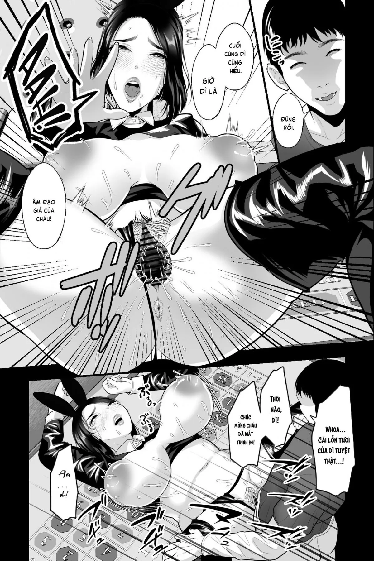 HentaiVN.net - Ảnh 14 - Kyoushi no Oba wa Himitsu no Bakunyuu Ero Cos Layer - Oneshot.