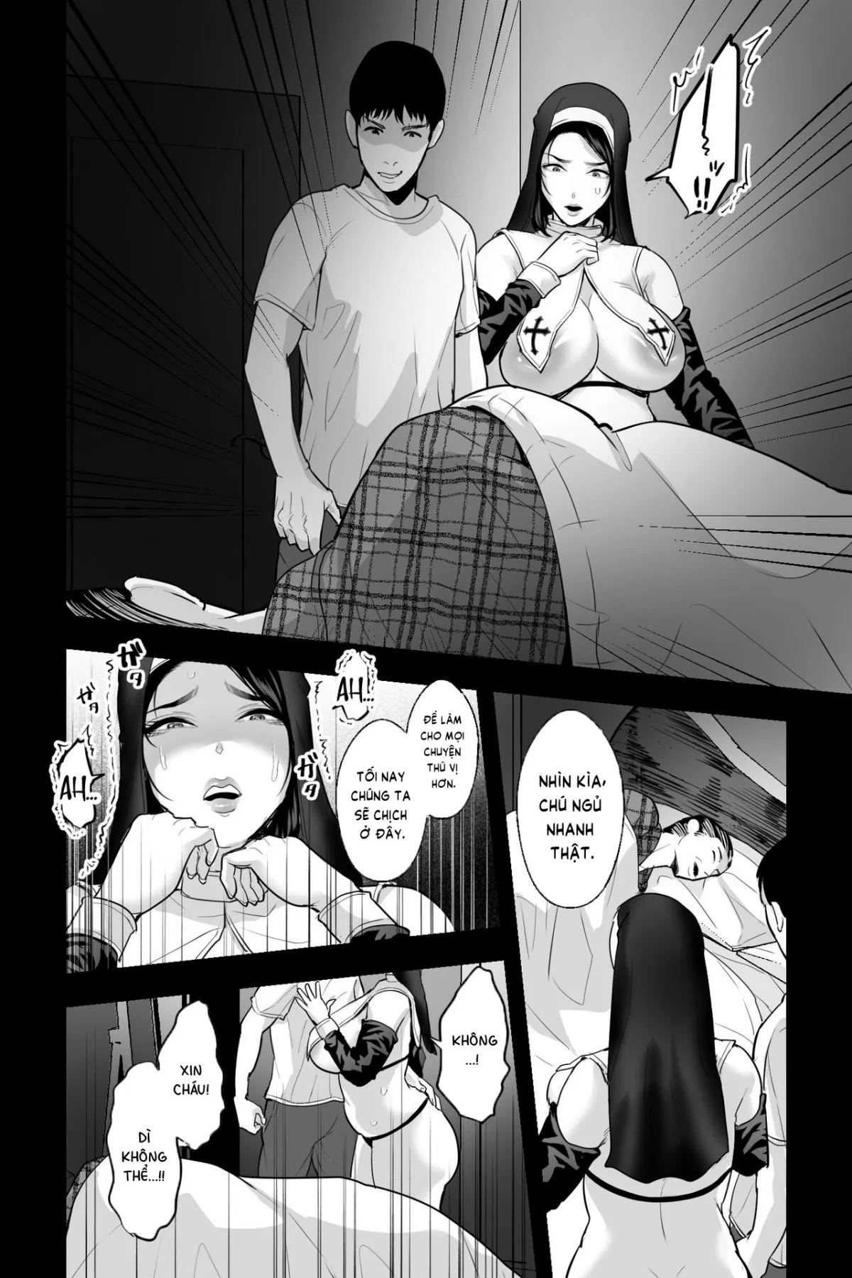 HentaiVN.net - Ảnh 21 - Kyoushi no Oba wa Himitsu no Bakunyuu Ero Cos Layer - Oneshot.