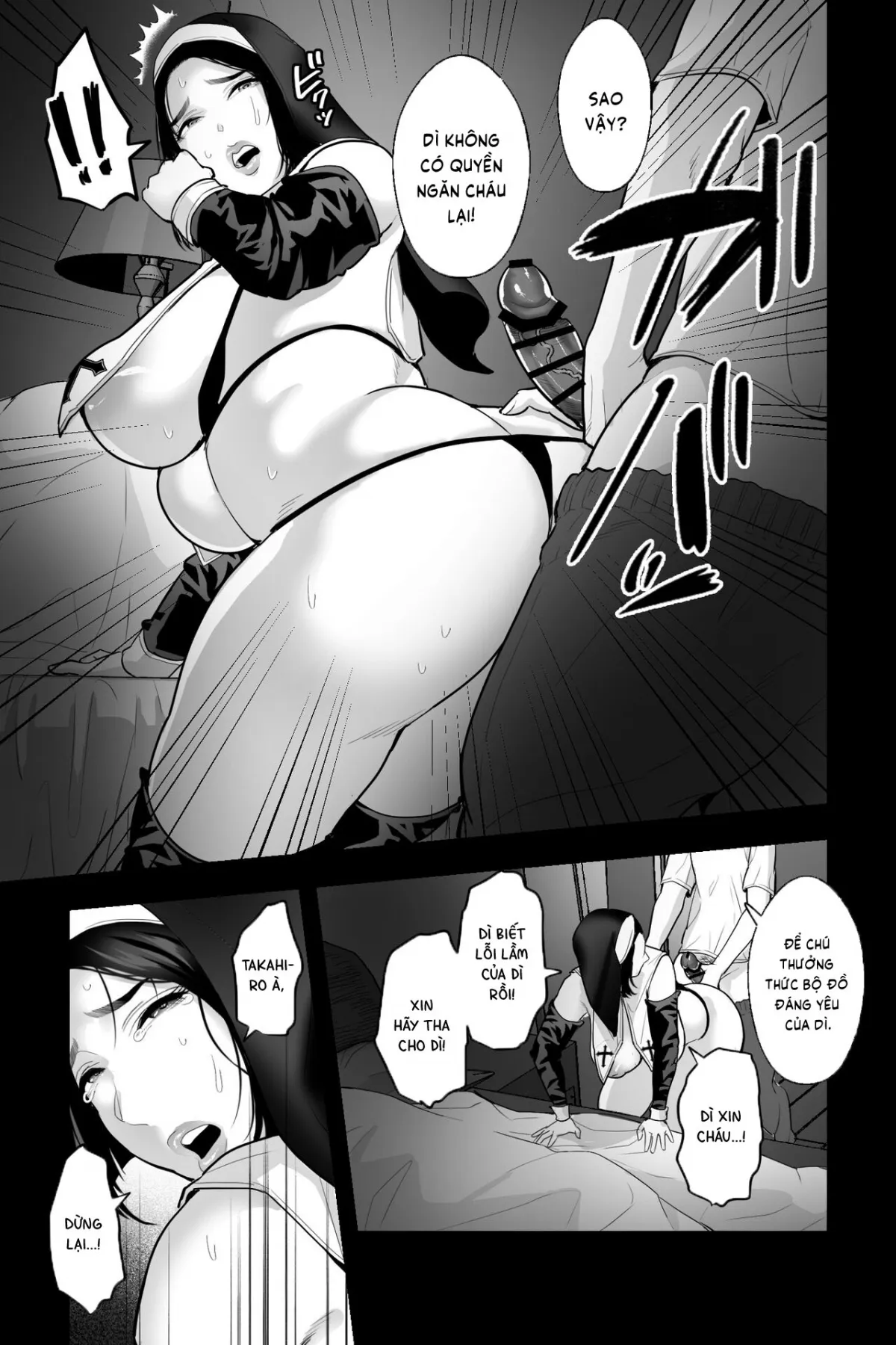 HentaiVN.net - Ảnh 22 - Kyoushi no Oba wa Himitsu no Bakunyuu Ero Cos Layer - Oneshot.