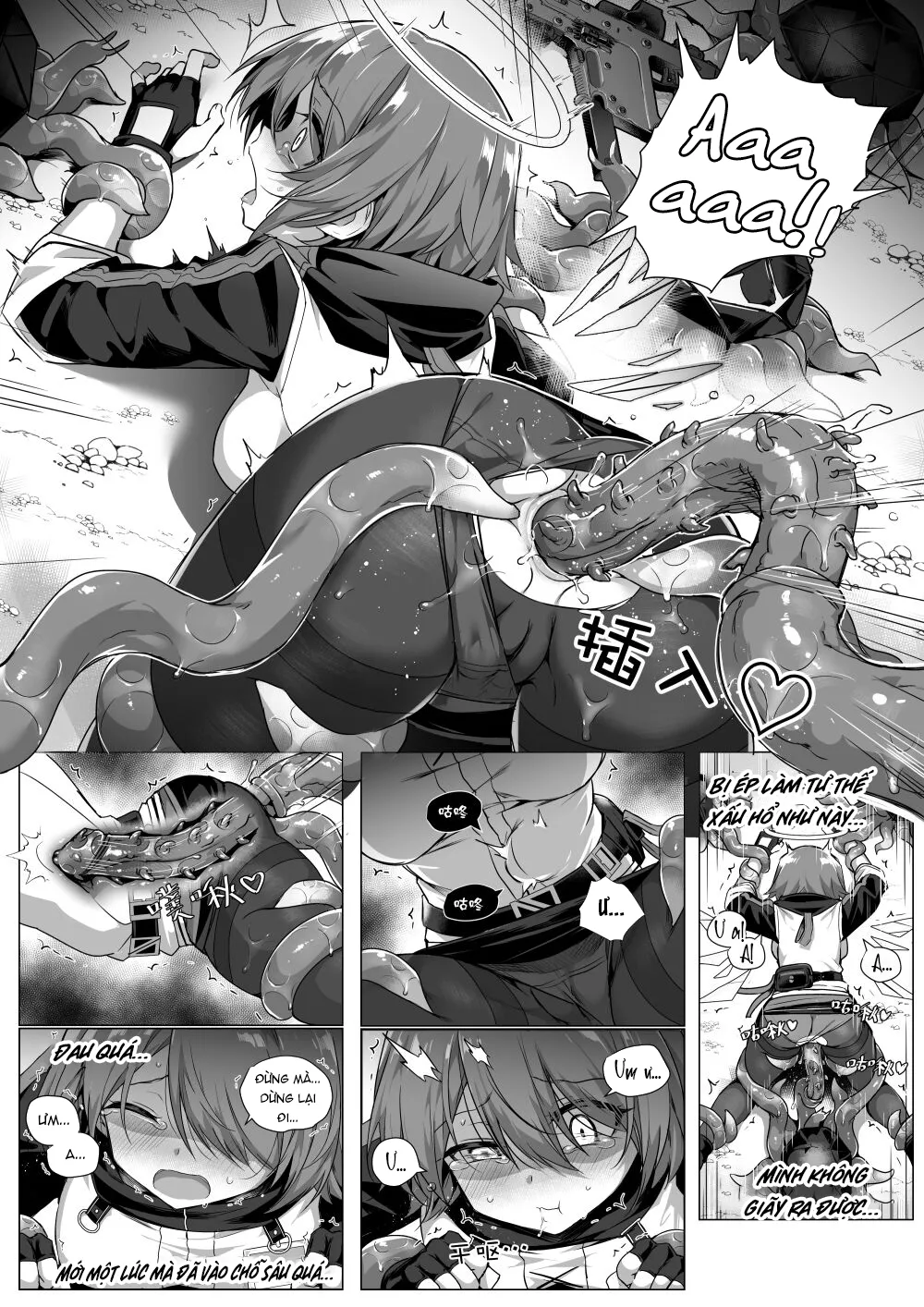 HentaiVN.net - Ảnh 12 - Bụng tôi không phải nơi sinh sản của bọ!! [Wo De Du Zi Cai Bu Shi Chong Zi De Fan Yu Chang] - Oneshot