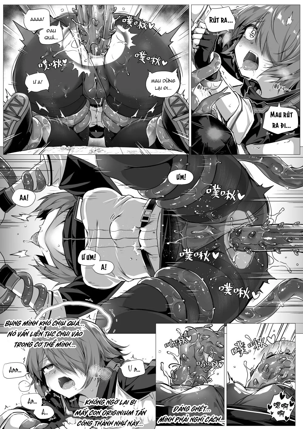 HentaiVN.net - Ảnh 13 - Bụng tôi không phải nơi sinh sản của bọ!! [Wo De Du Zi Cai Bu Shi Chong Zi De Fan Yu Chang] - Oneshot