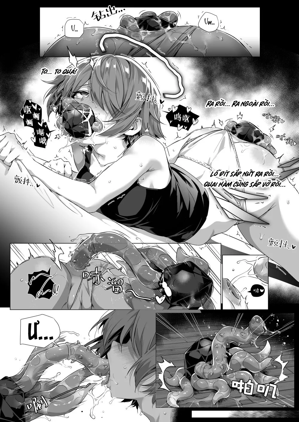 HentaiVN.net - Ảnh 36 - Bụng tôi không phải nơi sinh sản của bọ!! [Wo De Du Zi Cai Bu Shi Chong Zi De Fan Yu Chang] - Oneshot