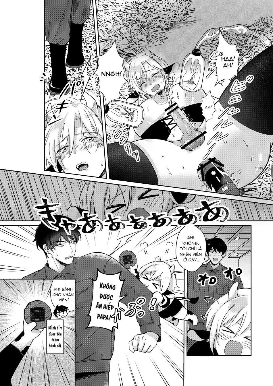 HentaiVN.net - Ảnh 5 - Nyuugyuu Oyako Tokunou Milk wa Papa no Aji - one shot