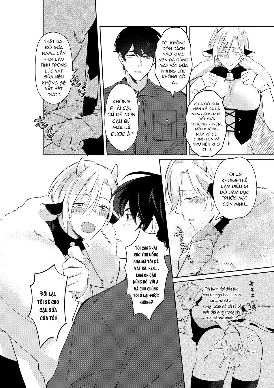 HentaiVN.net - Ảnh 7 - Nyuugyuu Oyako Tokunou Milk wa Papa no Aji - one shot