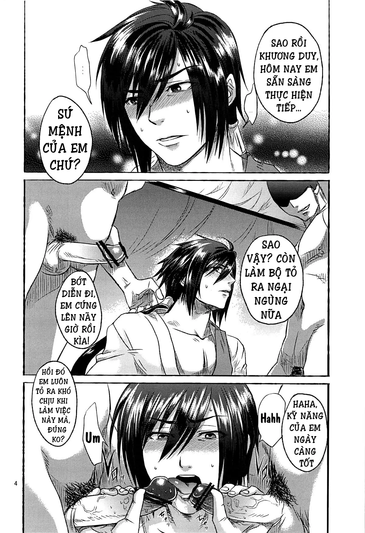 HentaiVN.net - Ảnh 3 - Dynasty Warriors Boy Love [Tam Quốc Chí Phiên Bản Tình Ái Nam-Nam; Dynasty Warriors Yaoi; Shin Shangoku Musou Yaoi] - Tập 3 - Âm Thanh Trói Buộc (Bind Voice)