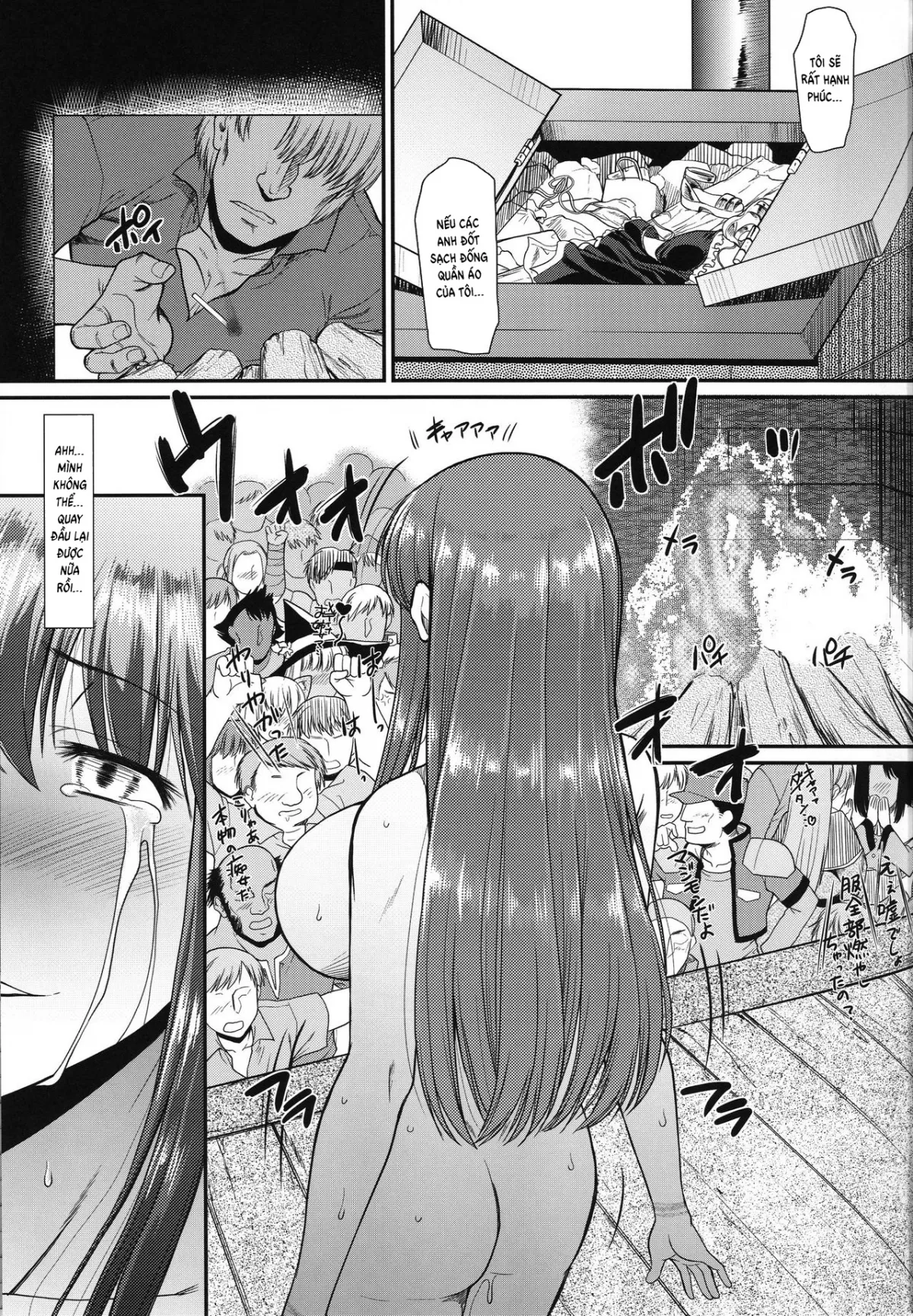 HentaiVN.net - Ảnh 13 - Roshutsu Kairaku ni Kusshite Mesu Ochi Shita Sugata Minna ni Mirarechatte Watashi Korekara Dousurun daro? - Oneshot