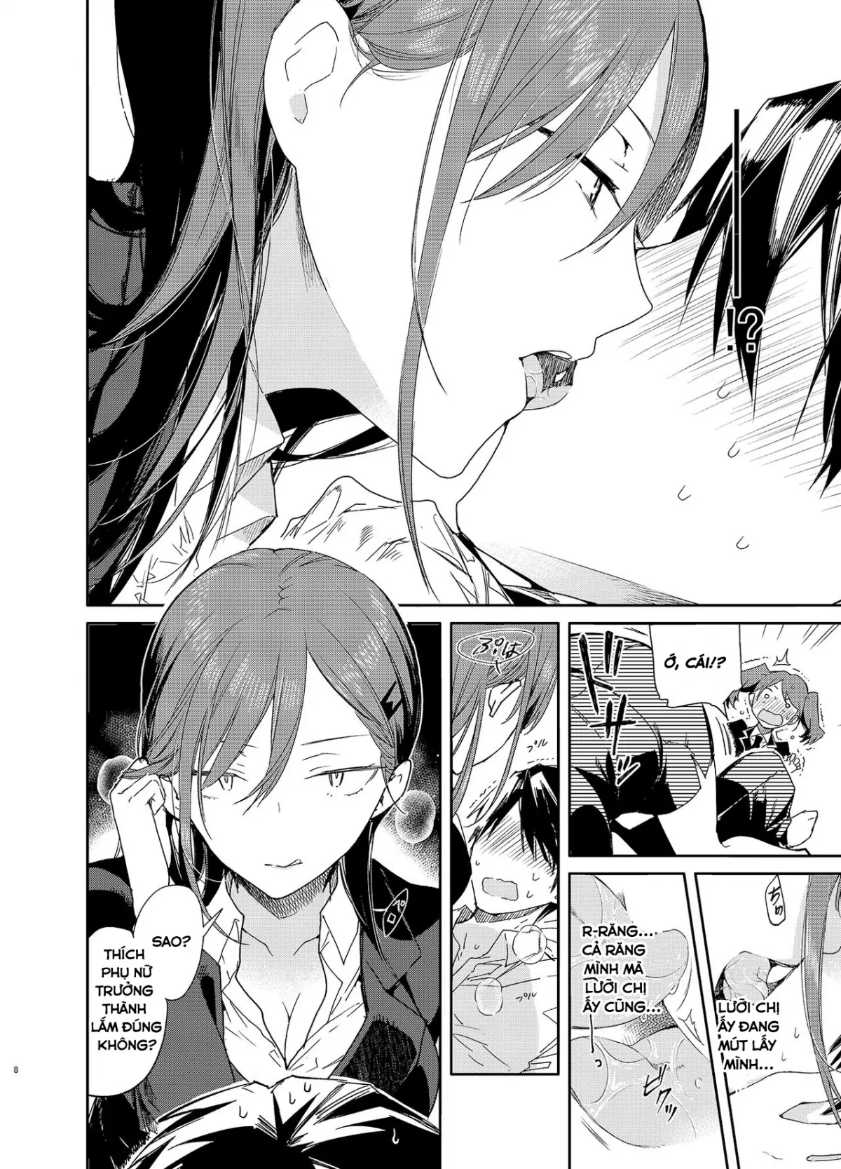HentaiVN.net - Ảnh 8 - onee-chan vô cảm và nhỏ bạn tsundere dễ thương ngọt vô đối [Kinjo no Tsuntsun Imouto to Muhyoujou Ane ni Semarare Ecchi |] - Oneshot