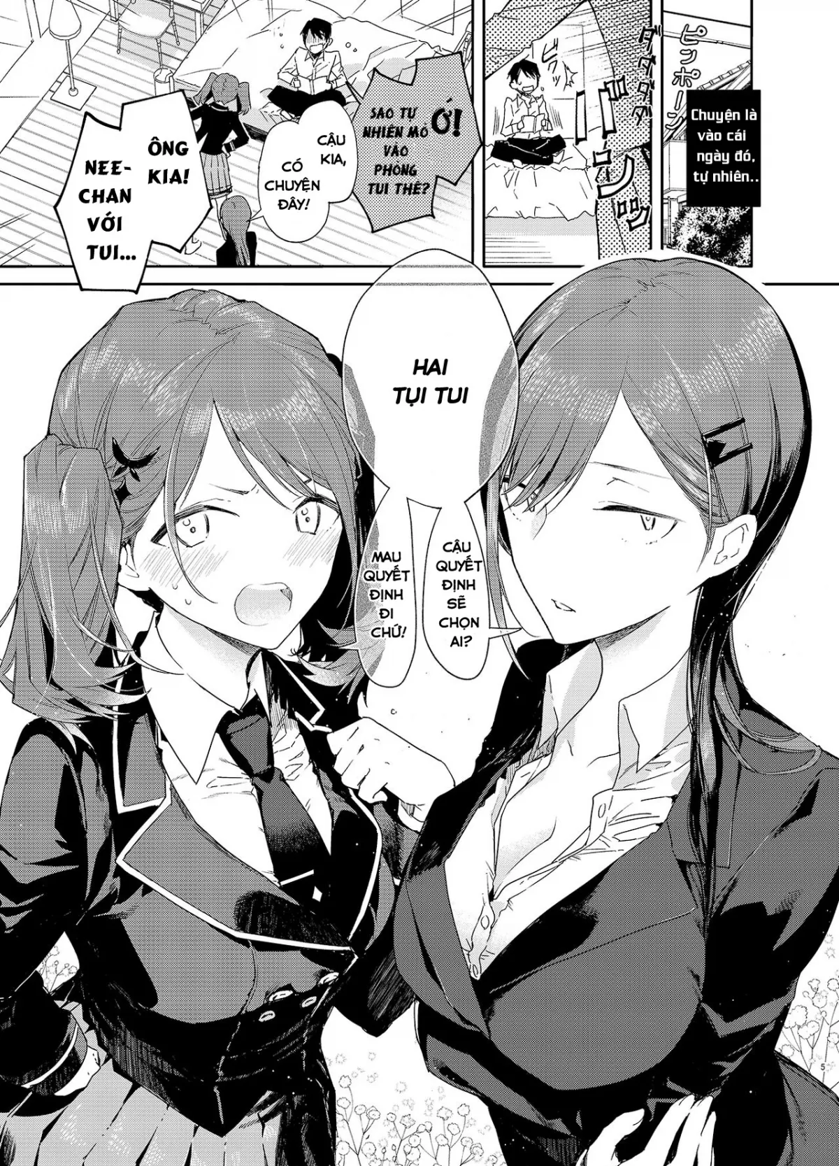 HentaiVN.net - Ảnh 5 - onee-chan vô cảm và nhỏ bạn tsundere dễ thương ngọt vô đối [Kinjo no Tsuntsun Imouto to Muhyoujou Ane ni Semarare Ecchi |] - Oneshot