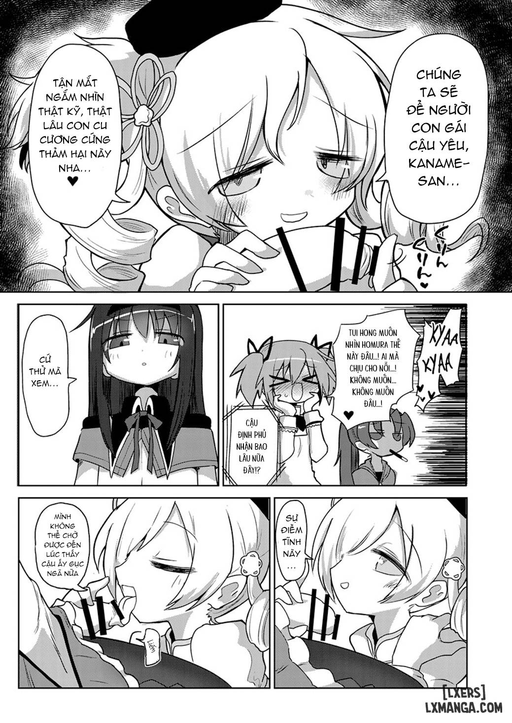 HentaiVN.net - Ảnh 11 - Zettai ni Ikanai Onna Homura Akemi VS Zettai ni Ikaseru Onna Mami Tomoe - Oneshot.