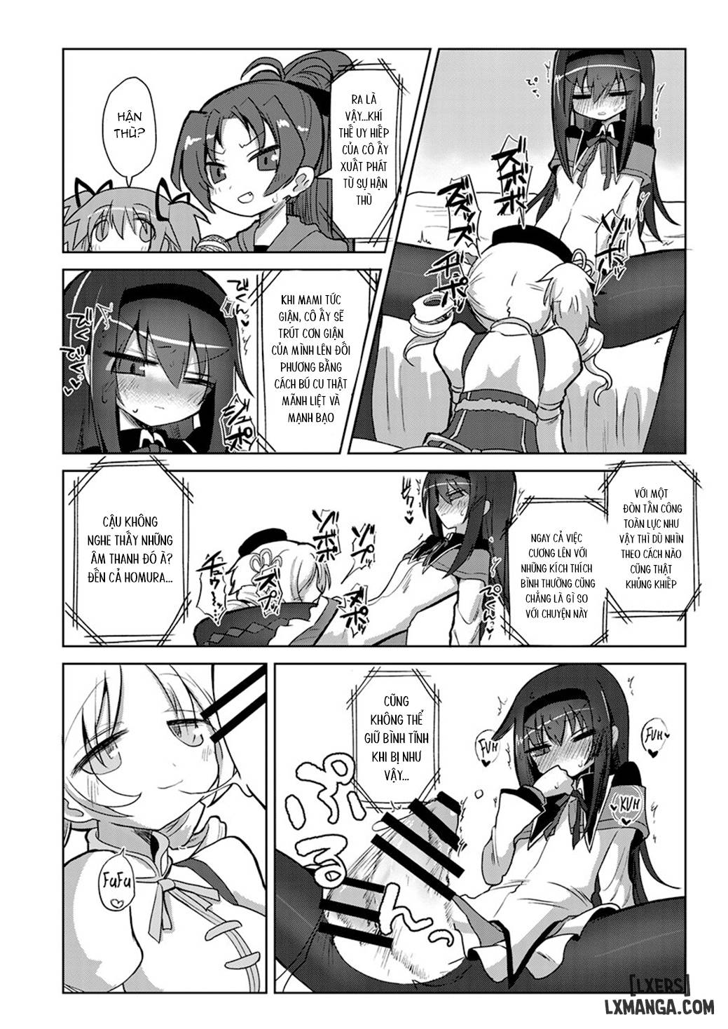 HentaiVN.net - Ảnh 12 - Zettai ni Ikanai Onna Homura Akemi VS Zettai ni Ikaseru Onna Mami Tomoe - Oneshot.