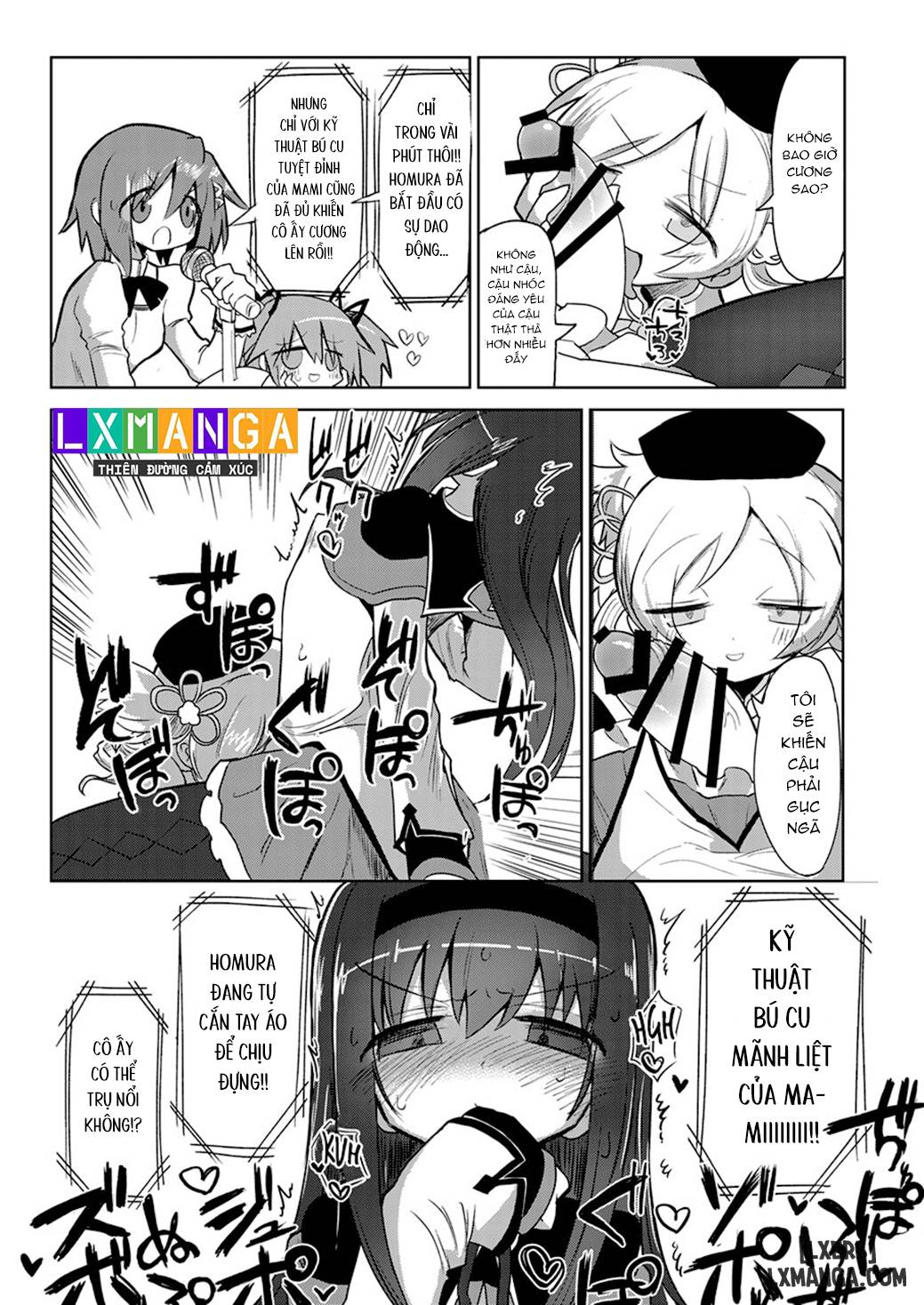 HentaiVN.net - Ảnh 13 - Zettai ni Ikanai Onna Homura Akemi VS Zettai ni Ikaseru Onna Mami Tomoe - Oneshot.
