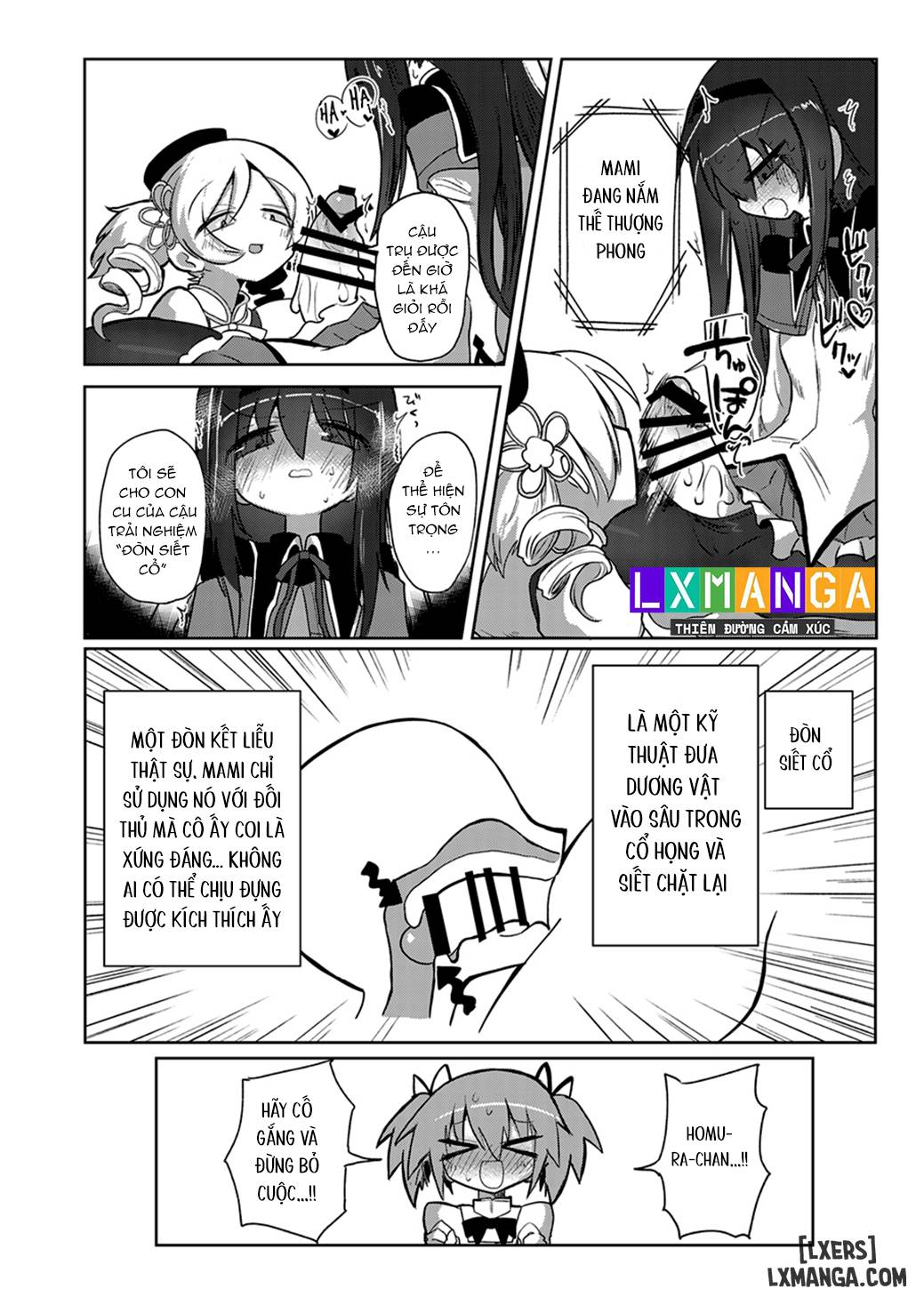 HentaiVN.net - Ảnh 16 - Zettai ni Ikanai Onna Homura Akemi VS Zettai ni Ikaseru Onna Mami Tomoe - Oneshot.
