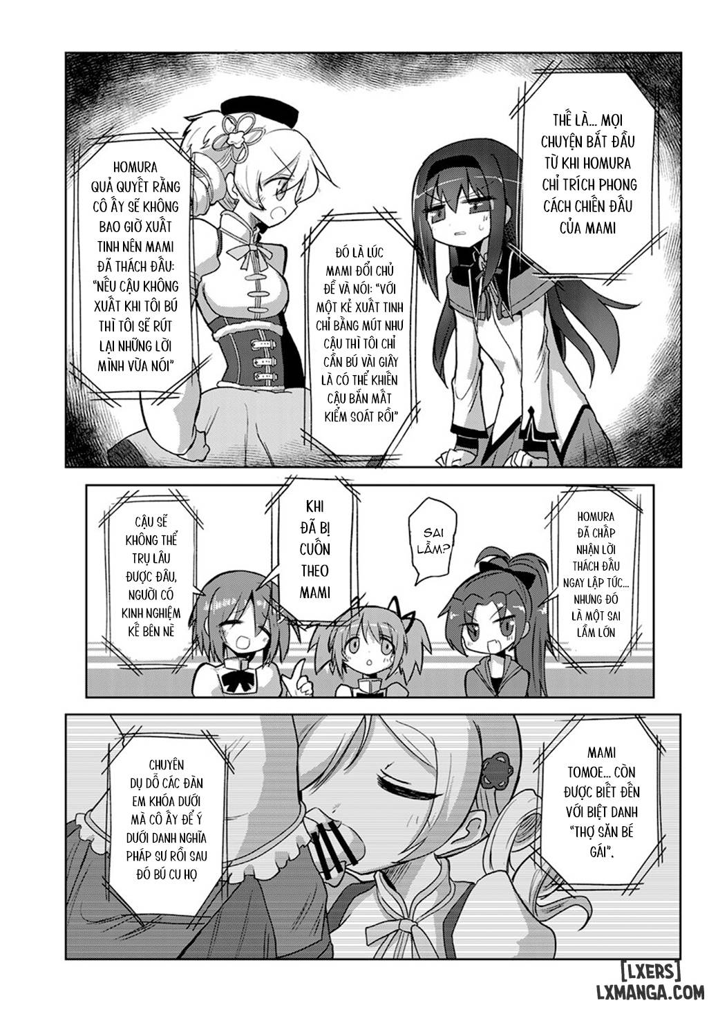 HentaiVN.net - Ảnh 6 - Zettai ni Ikanai Onna Homura Akemi VS Zettai ni Ikaseru Onna Mami Tomoe - Oneshot.