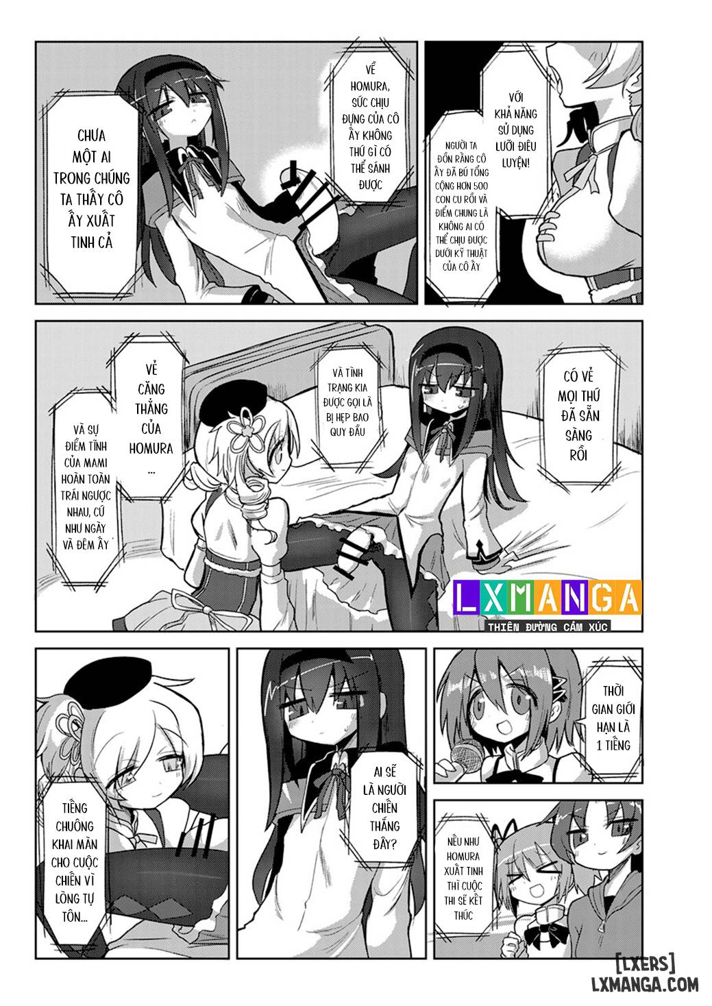 HentaiVN.net - Ảnh 7 - Zettai ni Ikanai Onna Homura Akemi VS Zettai ni Ikaseru Onna Mami Tomoe - Oneshot.