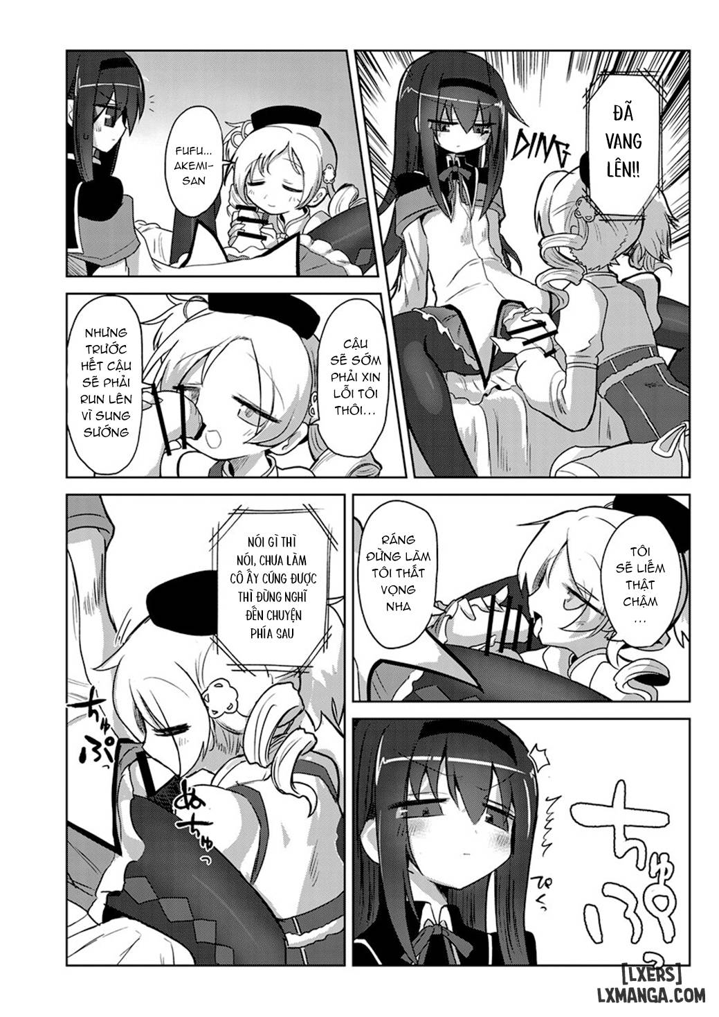 HentaiVN.net - Ảnh 8 - Zettai ni Ikanai Onna Homura Akemi VS Zettai ni Ikaseru Onna Mami Tomoe - Oneshot.