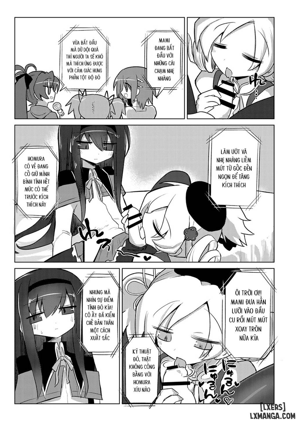 HentaiVN.net - Ảnh 9 - Zettai ni Ikanai Onna Homura Akemi VS Zettai ni Ikaseru Onna Mami Tomoe - Oneshot.