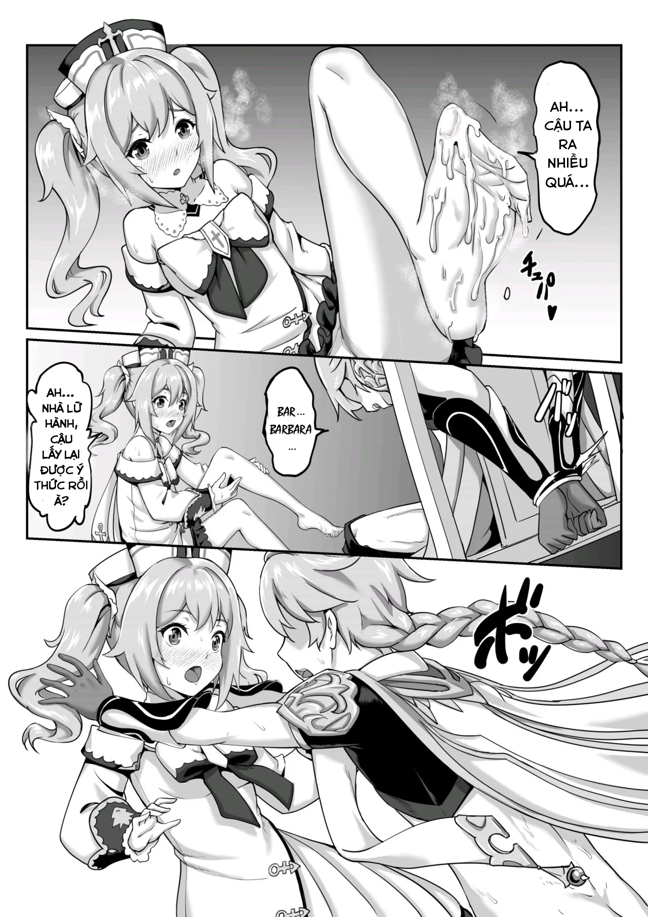 HentaiVN.net - Ảnh 10 - Barbara Star! Dush! (Genshin Impact) [芭芭拉 STAR!DUSH!] - ONESHOT