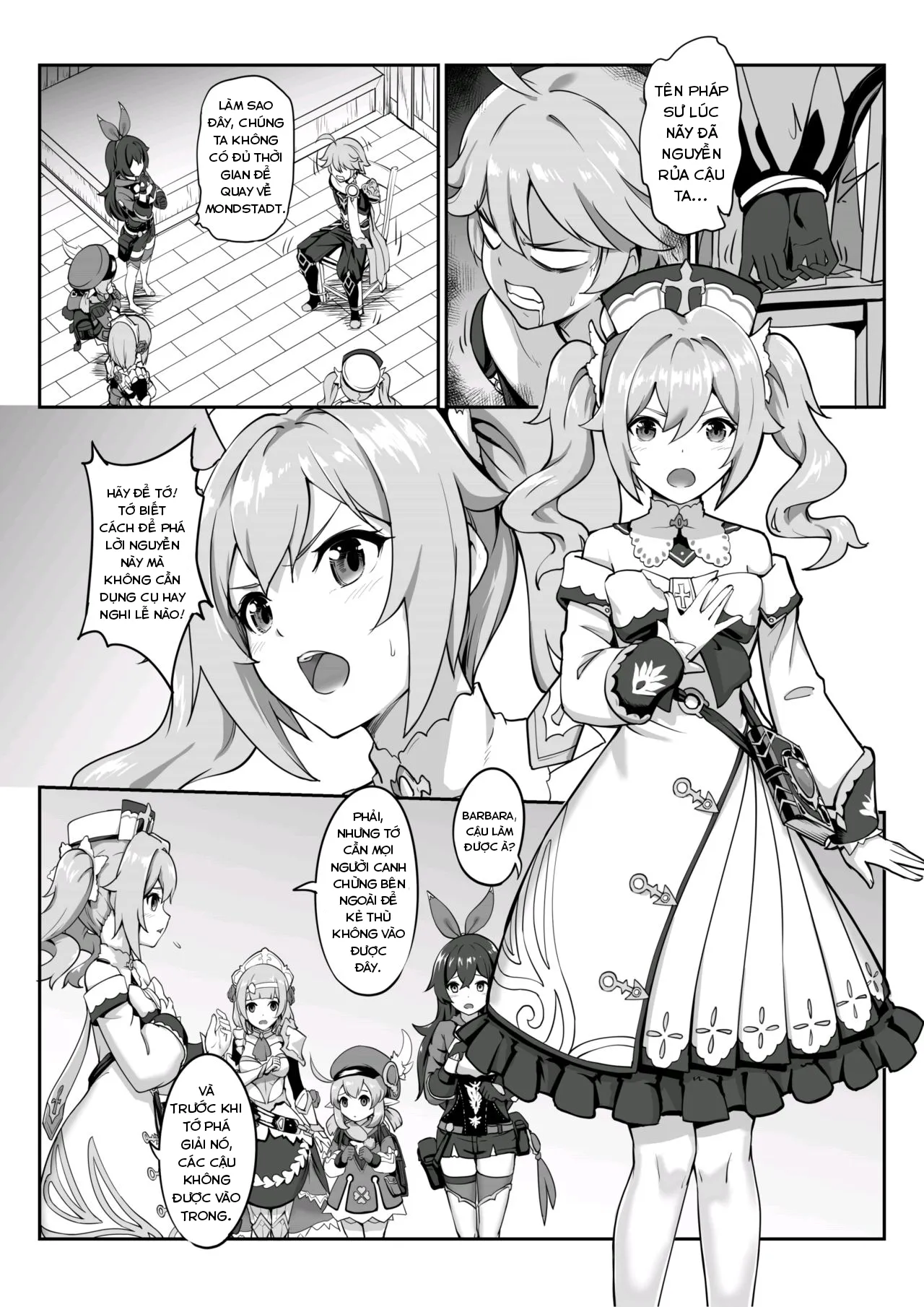 HentaiVN.net - Ảnh 4 - Barbara Star! Dush! (Genshin Impact) [芭芭拉 STAR!DUSH!] - ONESHOT