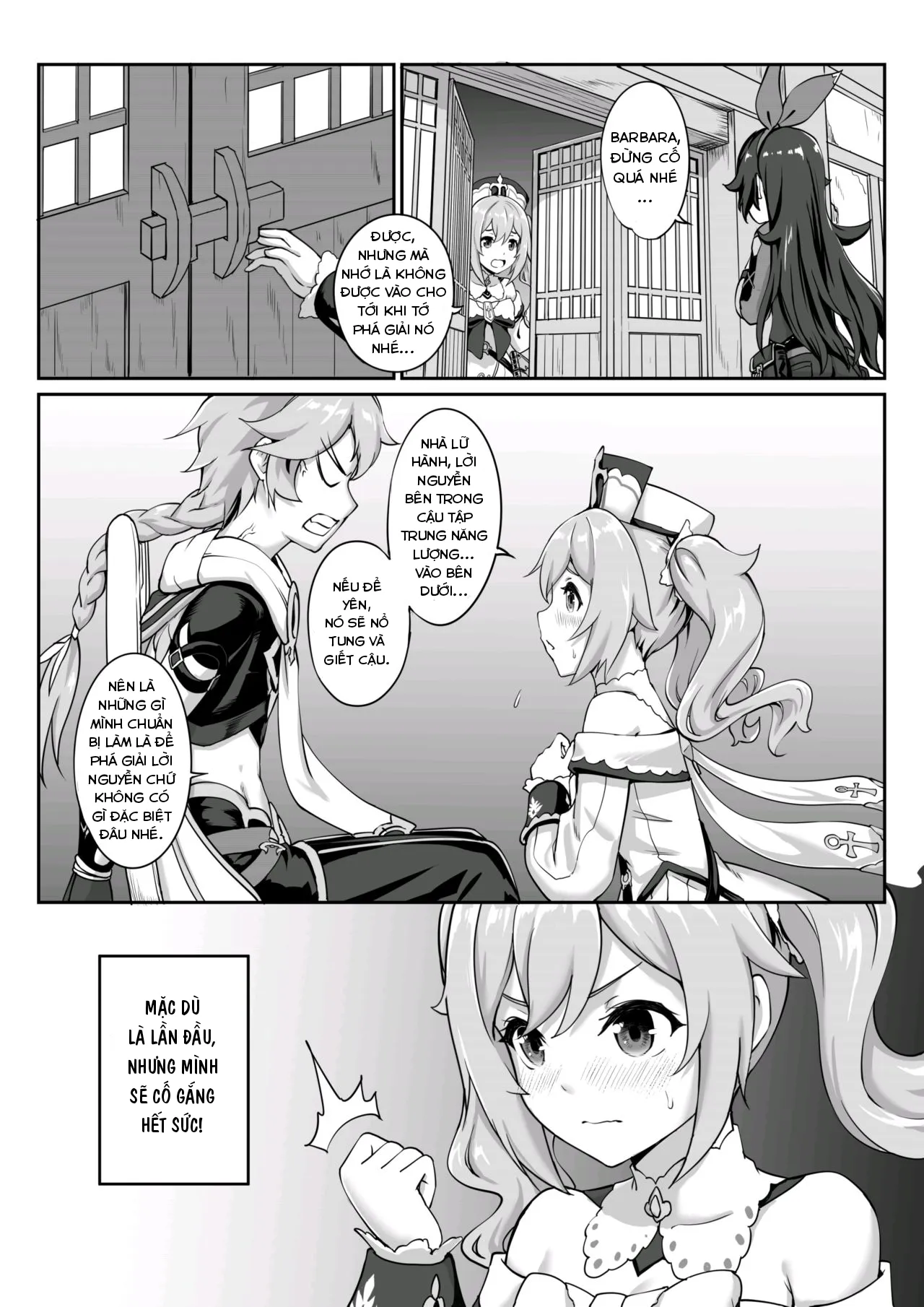 HentaiVN.net - Ảnh 5 - Barbara Star! Dush! (Genshin Impact) [芭芭拉 STAR!DUSH!] - ONESHOT