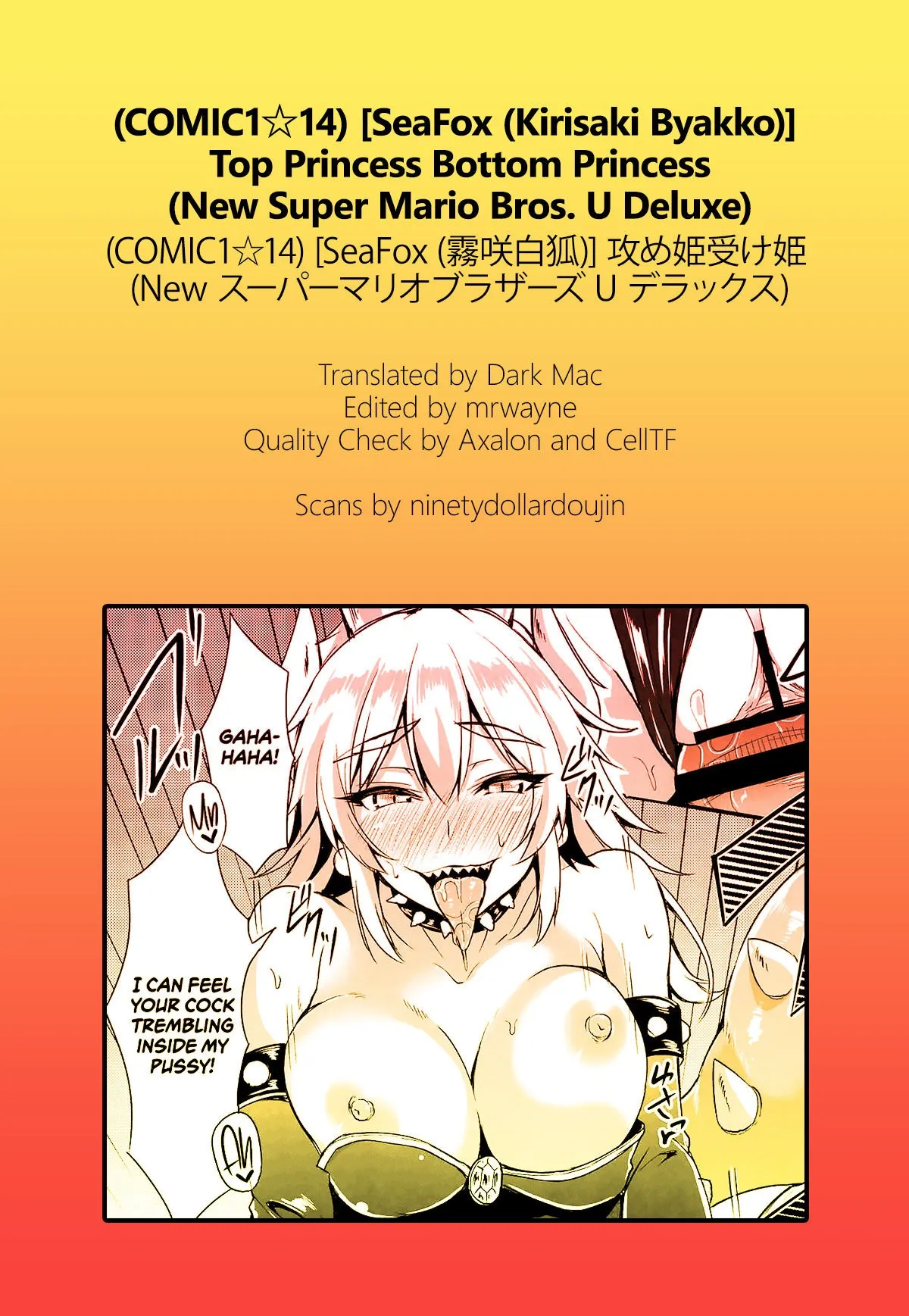 HentaiVN.net - Ảnh 20 - Top Princess Bottom Princess (New Super Mario Bros. U Deluxe) - Oneshot