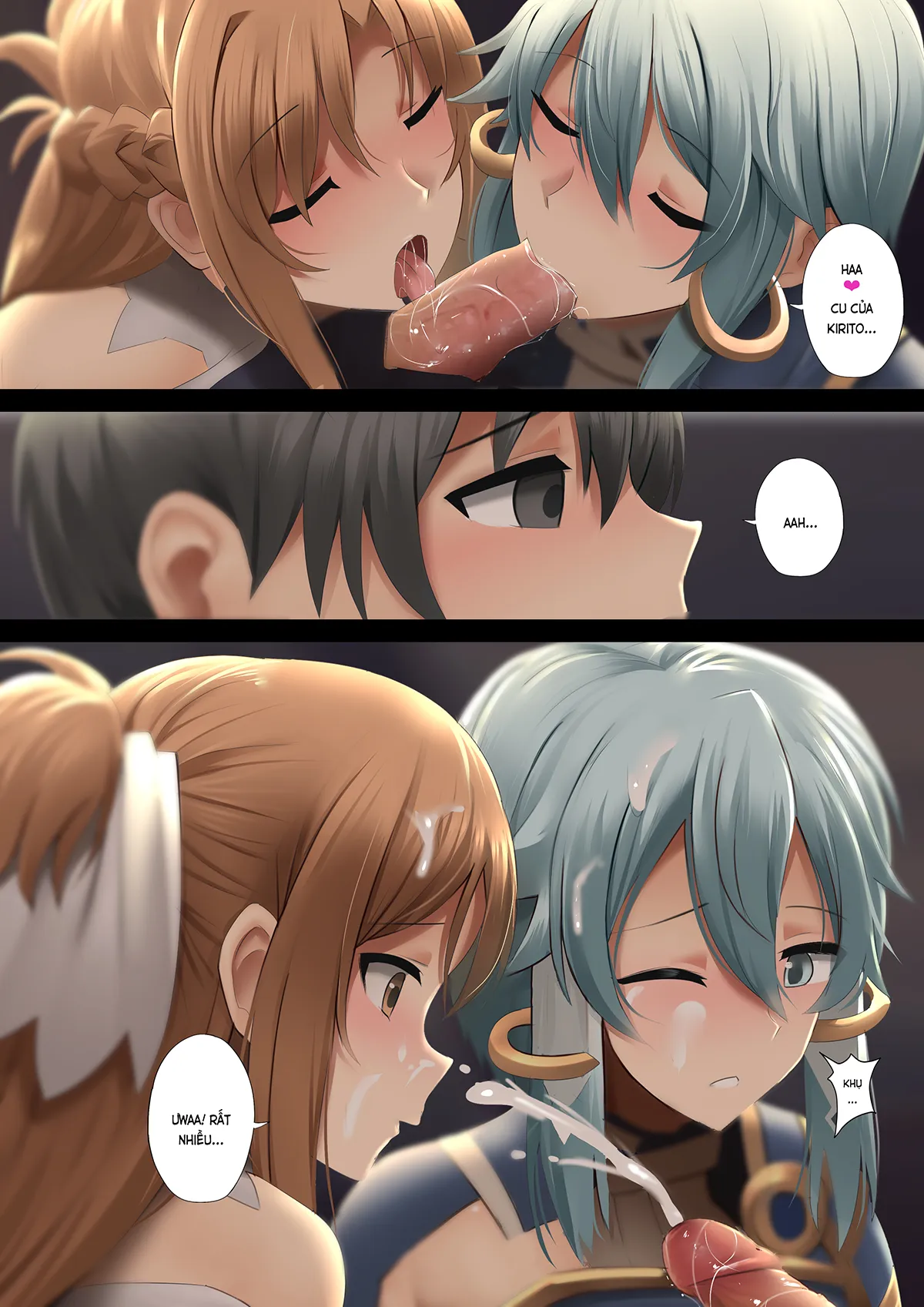HentaiVN.net - Ảnh 6 - Ký ức từ thần Mặt Trời Solus (Sword Art Online) [太陽神ソルスからの思い (ソードアート・オンライン);] - Oneshot