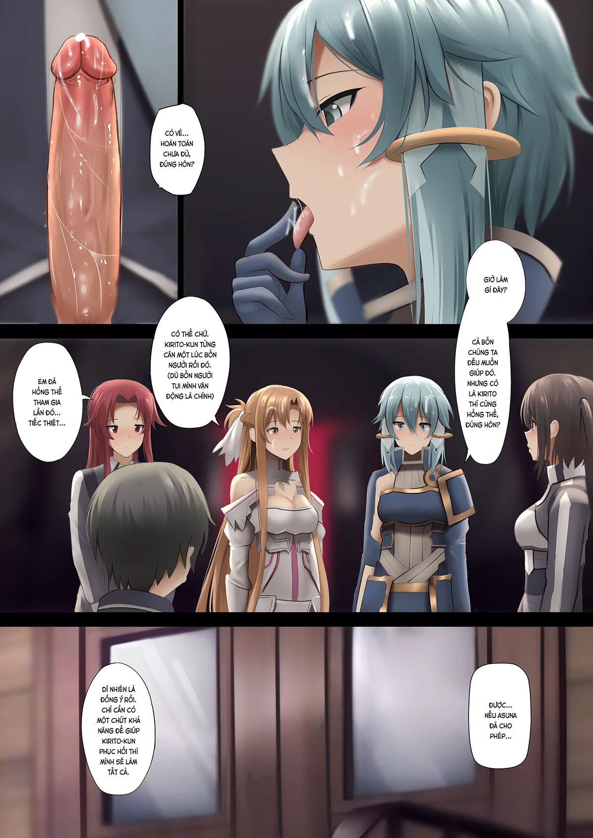 HentaiVN.net - Ảnh 7 - Ký ức từ thần Mặt Trời Solus (Sword Art Online) [太陽神ソルスからの思い (ソードアート・オンライン);] - Oneshot