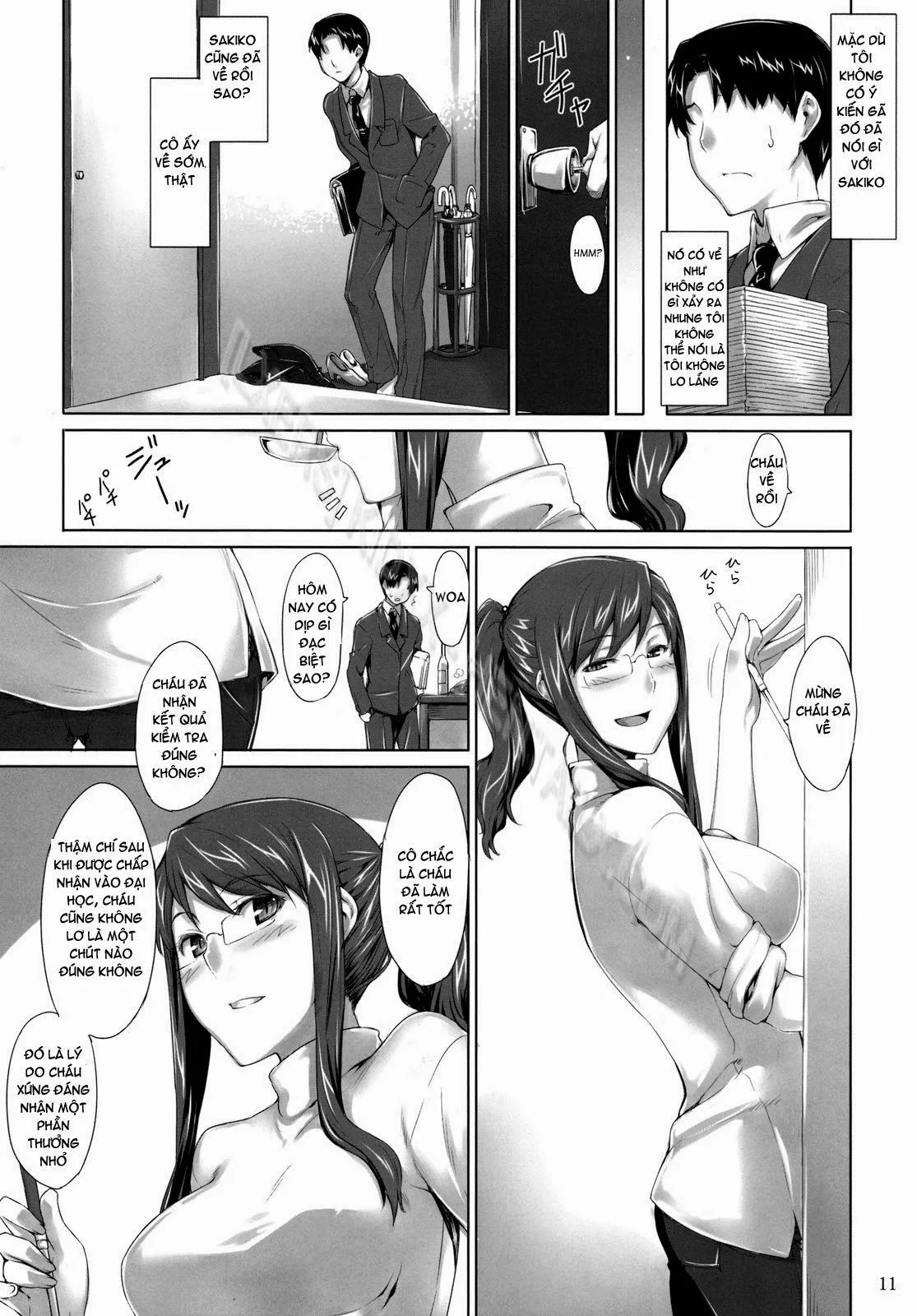 HentaiVN.net - Ảnh 10 - Sakiko-san no Dansei Jijou [[MTSP (Jin)] Sakiko-san’s Man Issues, Sakiko-san no Dansei Jijou, [MTSP (Jin)] 咲子さんノ男性事情] - Oneshot