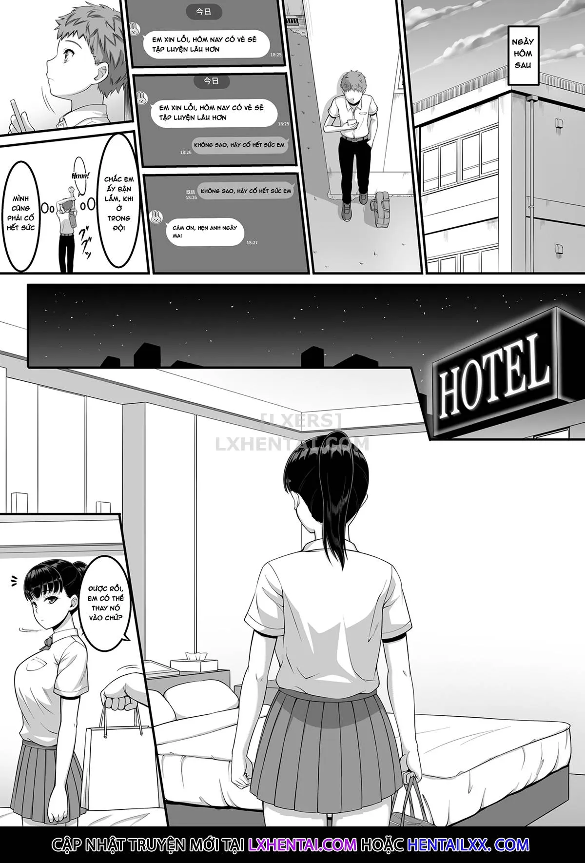 HentaiVN.net - Ảnh 25 - Joshi Volley-bu JK, Netorareru. [Girl's Volleyball Club, Schoolgirl NTR] - Oneshot