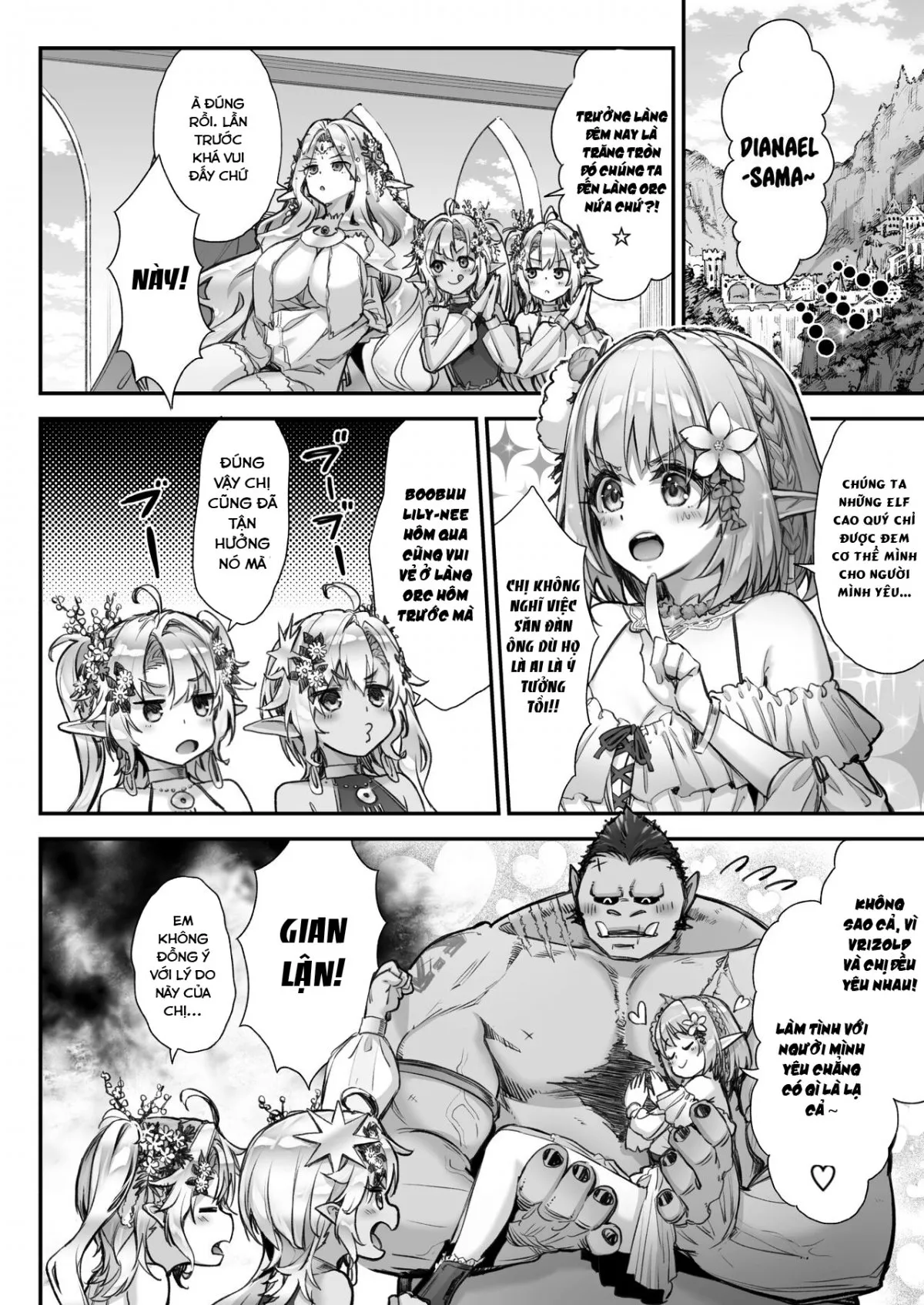 HentaiVN.net - Ảnh 32 - Tobidase! Midara na Elf no Utage [とびだせ!淫らなエルフの宴] - Oneshot