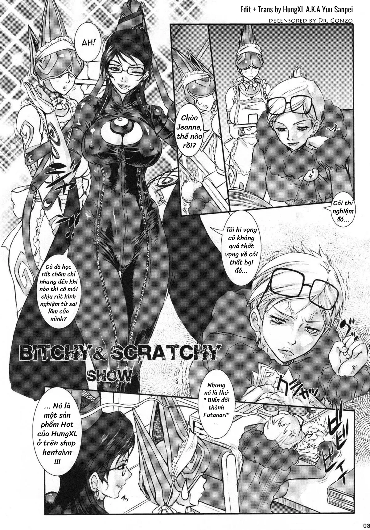 HentaiVN.net - Ảnh 3 - Bitch & Fetish ( BAYONETTA ) - Chap 2 (END)
