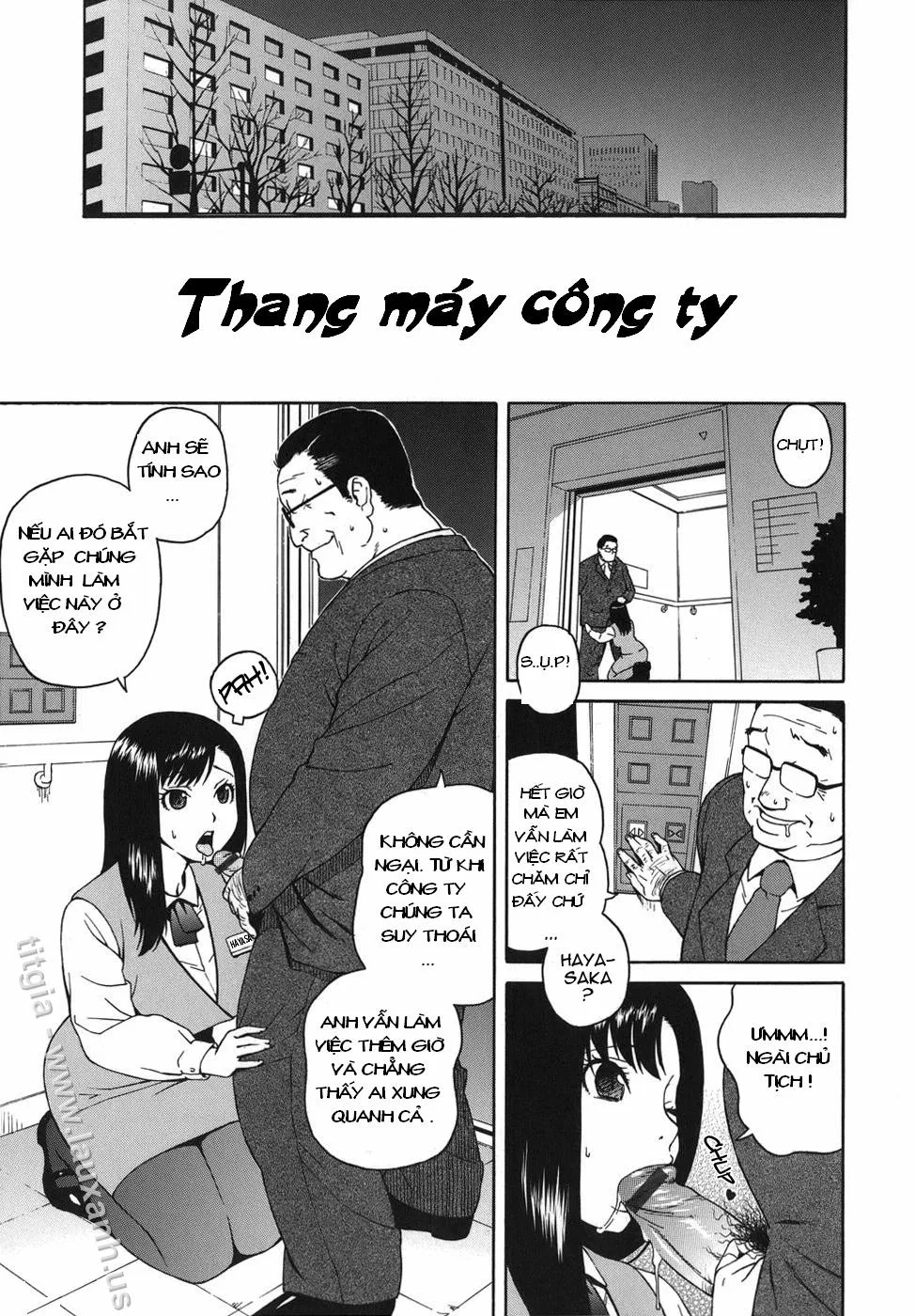 HentaiVN.net - Ảnh 1 - Office Elevator - Oneshot