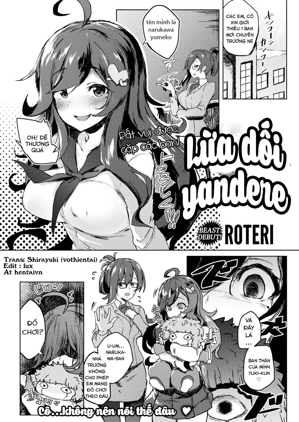 HentaiVN.net - Ảnh 3 - Lừa Dối Yandere [Yandere Dress-Up] - Oneshot
