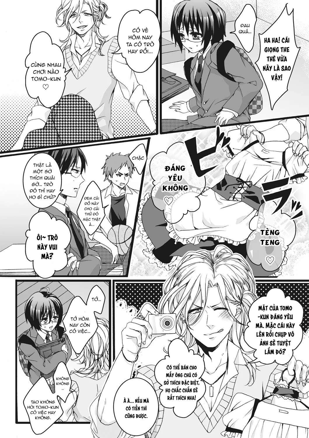 HentaiVN.net - Ảnh 13 - Onna no Boku to Kainushi Sannin - Chap 1