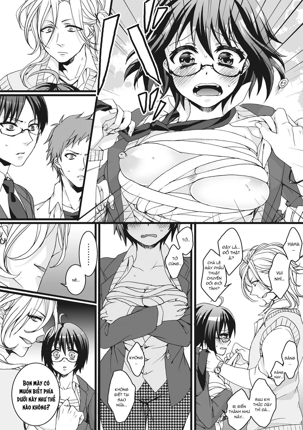HentaiVN.net - Ảnh 15 - Onna no Boku to Kainushi Sannin - Chap 1